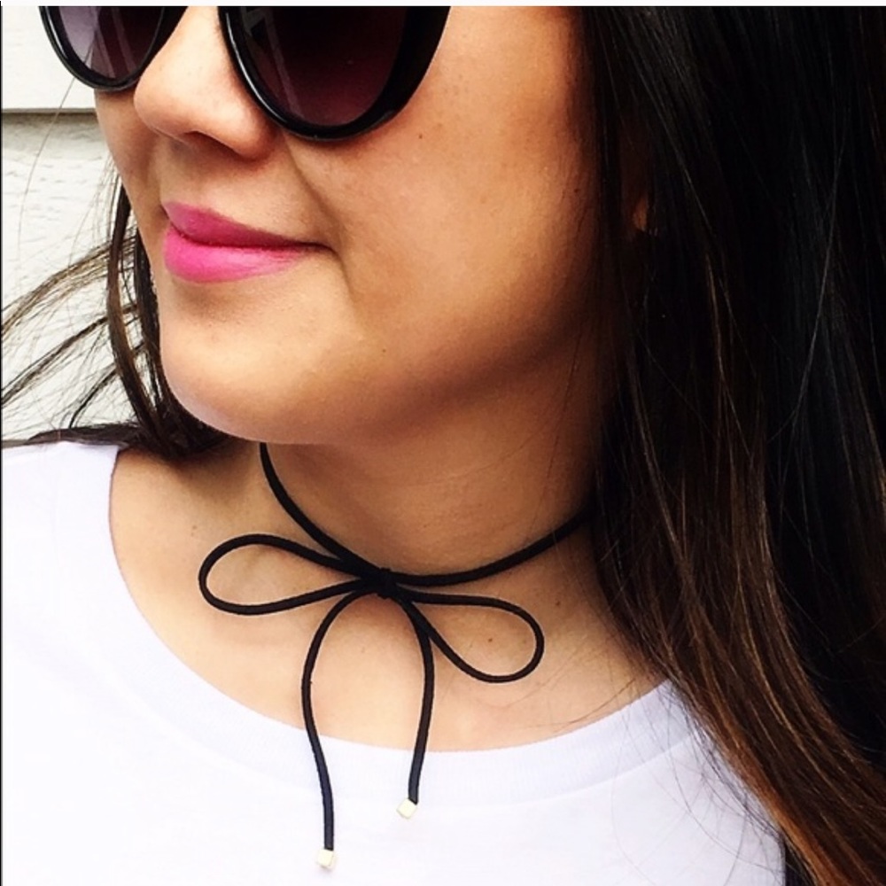 🖤 GORGEOUS 🖤 black bow choker!